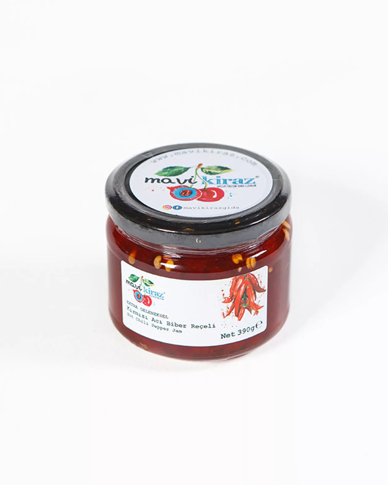 Kırmızı Acı Biber Reçeli 390 GR