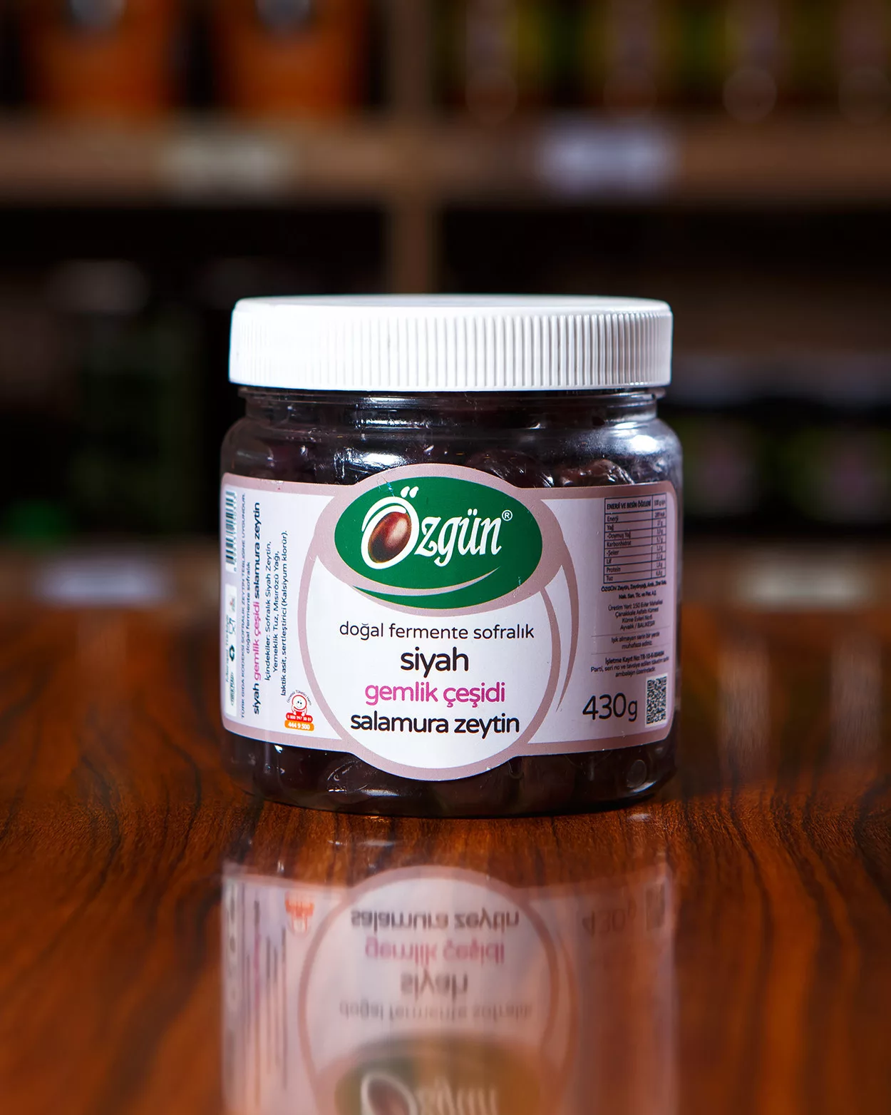 Siyah Salamura Zeytin 430 GR