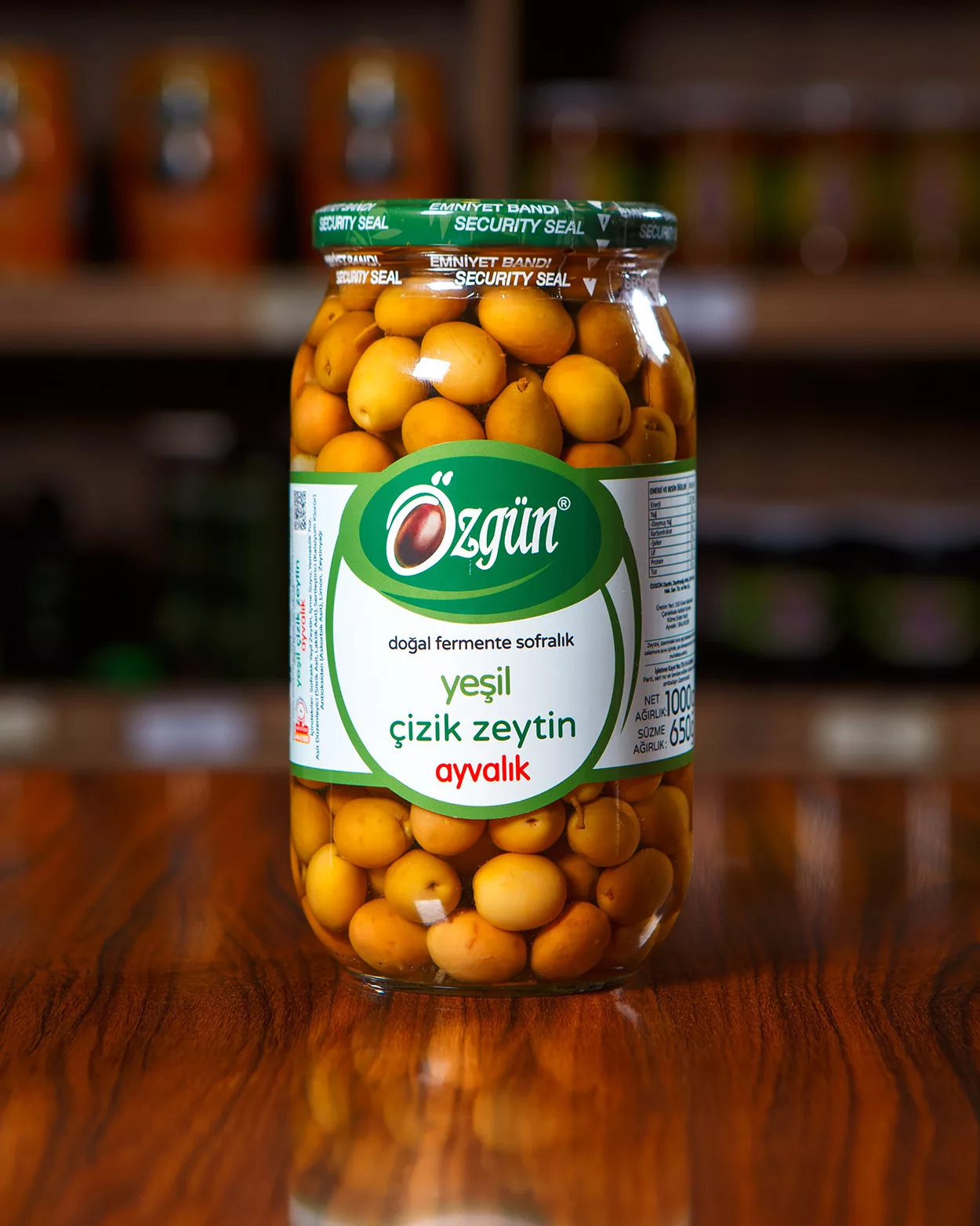 Yeşil Çizik Zeytin 1 KG