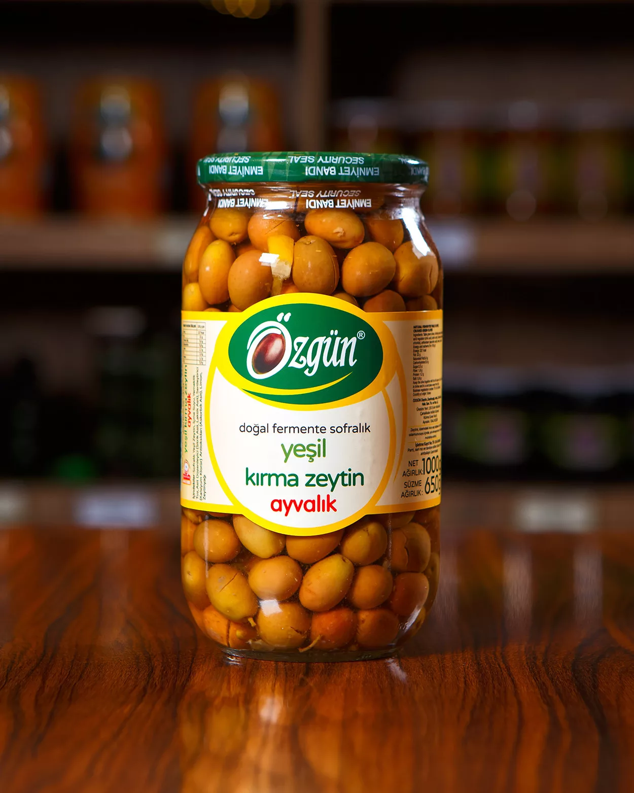Yeşil Kırma Zeytin 1 KG